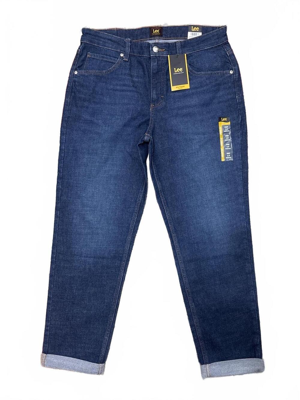 Lee Women's Medium Wash Straight Leg Jeans Size 12